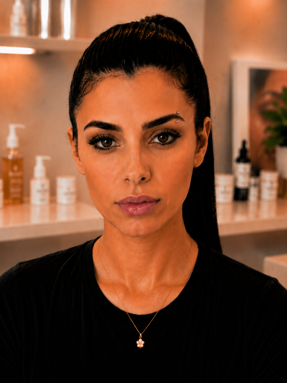 Augenbrauenpiercing in Berlin bei Beautyrella Berlin