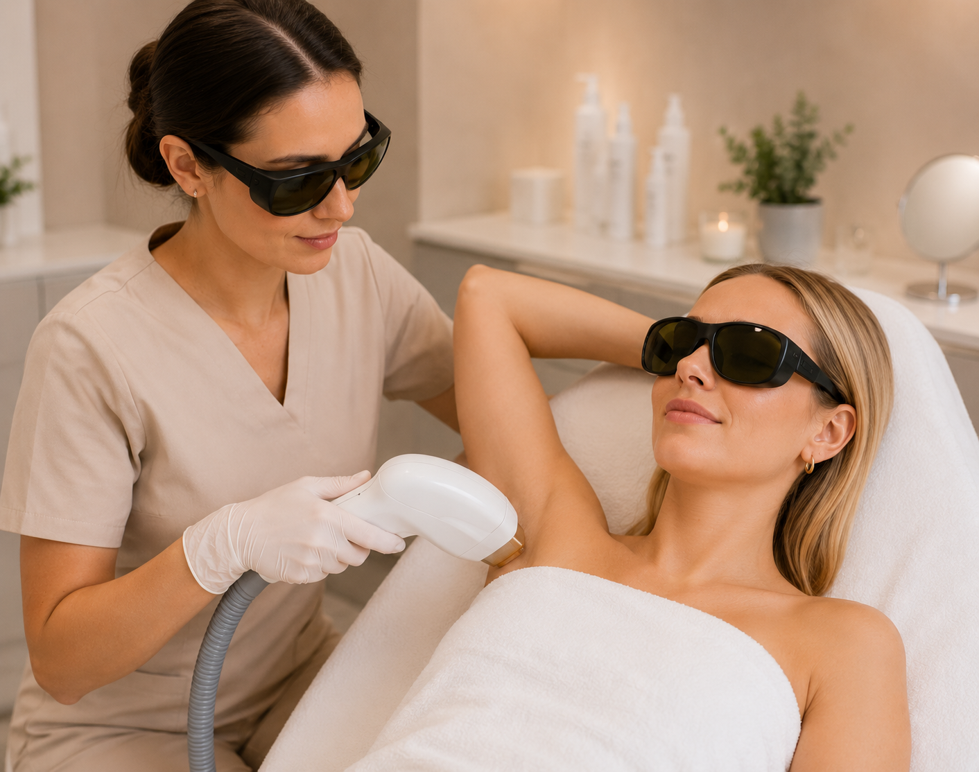 Dauerhafte Haarentfernung mit Laser bei Beautyrella Berlin